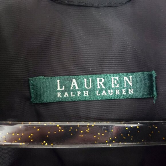 Lauren Ralph Lauren Quilted Field Jacket Equestrian Western Black Womens Size 1X - Picture 9 of 16